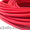 Провод в текстильной (тканевой) оплетке красного цвета #1109006