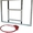 Баскетбольный щит оргстекло (10 мм.) 0, 9м. х 1, 2м. с кольцом #1545684