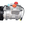 Компресор кондиціонера на трактор John Deere 8400 Clove 10PA17C #1748463
