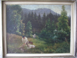 Антиквариат, живопись, фарфор, серебро украшения, часы. #26903