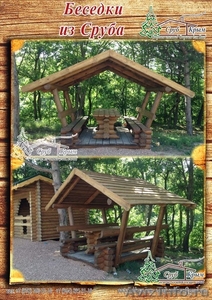 Изготовить качественные деревянные беседки из сруба в Крыму #1085843