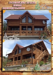 Возвести гостевой дом из сруба оцилиндрованного 187 м² в Крыму #1085828