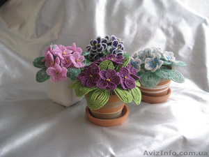 Цветы и деревья из бисера #2549