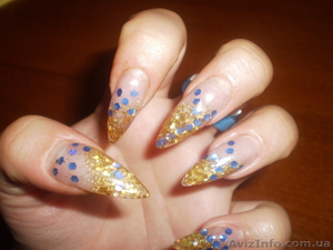 Гелевое наращивание ногтей! #2538