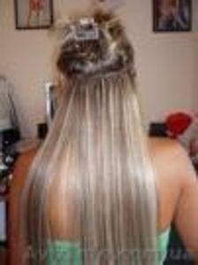 Наращивание волос капсулообразно #4771