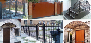 изготовление ворот,  решеток,  перил,  бр. дверей,  перегородок,  навесов и других металлоконструкций. #4786