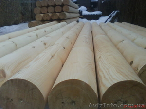 Брус оцилиндрованный #4109