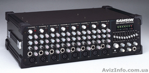 Продам звуков. оборуд. SAMSON (Миксер-Усилитель + Беспров Микроф + 2 Микрофона) #4163