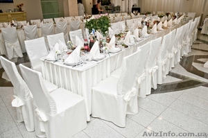 текстиль для ресторанов. Скатерти чехлы юбки униформа #3945