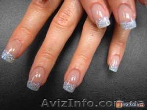 Профессиональное наращивание ногтей - качественно, гарантия!Креативный дизайн. #7952
