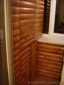 Обшивка вагонкой балконов от 50гр м2 #8140