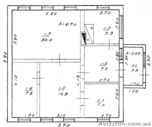 Диевка-1,  ул. Коммунаровская,  пл. 65м.кв. #10426