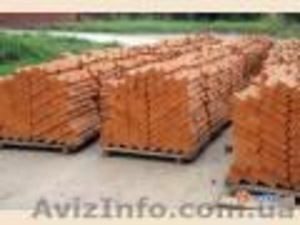 Кирпич строительный (рядовой) М100,  М 75,  красный полнотелый #12310