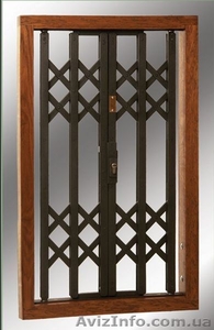 Раздвижные решетки на окна,  двери и любые другие проемы в Киеве  #16153