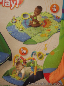 1.	Bright Starts (Брайт стартс) Игровой коврик-манеж для малыша  #12280