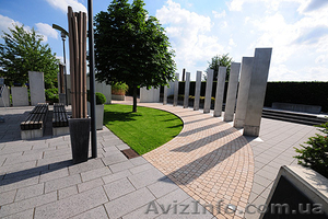 Тротуарная плитка,  фасадная плитка,  бордюры,  цветники и урны #14436