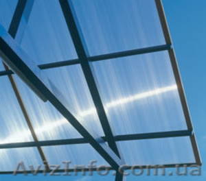 Поликарбонат сотовый,  монолитный и комплектующие.Доставка бесплатно. #12776