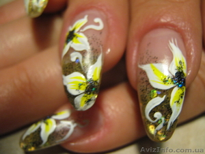 Наращивание ногтей,  Маникюр #15512