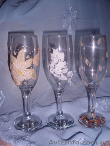 Свадебные Бокалы. Подарки #16664