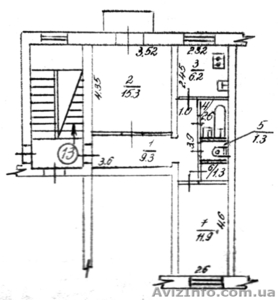Недвижимость в г.Бердянске (2-х к. у моря) #17609