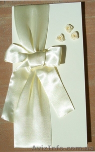 Свадебные пригласительные ручной работы #24309