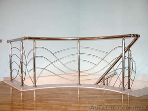 Перила,  лестничные ограждения и поручни из алюминия #24961