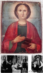 Икона Св. Пантелеймона из Трехсвятительской Церкви в Лемешах (Черниговск.област) #18938