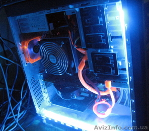 Игровой компьютер C2D 3.2GHZ,  6GB RAM,  GF 8800 GTS 512 Mb,  700GB HDD #22829