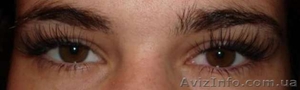 Наращивание ресничек и декорирование стразиками. #30555