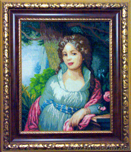 Вышивка репродукция картины Боровиковского Портрет 