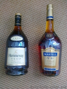 коньяк Хеннеси VSOP (1 литр) и Мартель VS (1 литр) дешево #28035