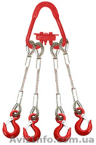 Стропы канатные СКП,  СКК,  4СК. Стропы цепные 4СЦ. Комплектующие #33154