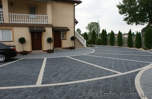 тротуарная плитка,   брусчатка,  немецкий клинкер,  укладка #29026