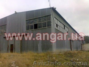 Продам АНГАРЫ металлические и каркасы ангаров из металла #30412