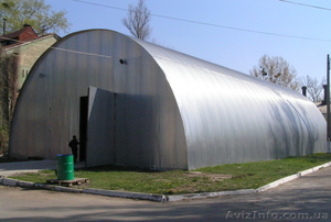 Ангары,  каркасные ангары,  металлические ангары,  прямостенные ангары. #35180