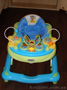 продам муз ходунки,  прогулочную супер-коляску chicco #36351