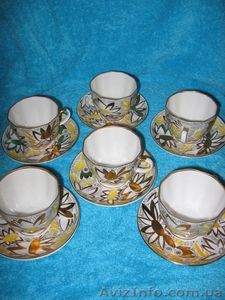 Набор кофейных чашек,  ЛФЗ #30986