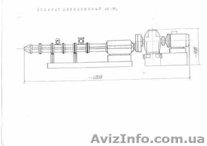 Продам  экструдер смеситель двушнековый  АШ-90 для производства красок,  порошк #32086