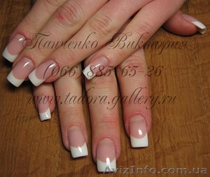 Наращивание ногтей акрил,  гель , коррекция ногтей в Днепропетровске. #39429