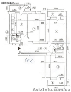 Новый новострой 3х комнт квартира в Дарницком р-н #41882