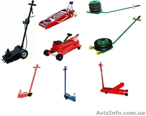 Домкрат,  пневматический,  подкатные домкраты,  пневмо домкрат #44563