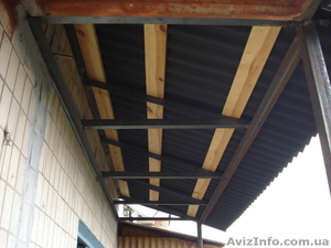 Реконструкция балконов,  вынос перил,  изготовление крыш.  #42991