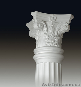 Лепнина декор,  колоны,  карнизы,  молдинг,  розетки #38026