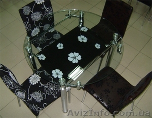 столы из стекла,  кухонные,  обеденные,  журнальные,  копьютерный стол,  тумбы под TV #43378