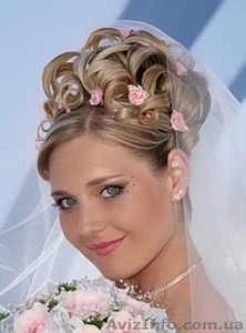 Свадебные,  вечерние причёски и макияж! #58788