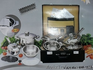 Bachmayer SOLINGEN BM-1662 - набор посуды + HOFFBURG weltweit - комплект кухонны #56447