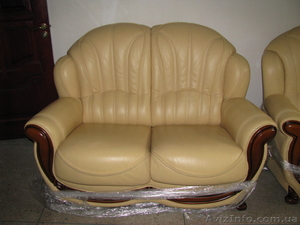 МЕБЕЛЬ КОЖАНАЯ + ВСТРОЕНЫЙ ШКАФ #50438