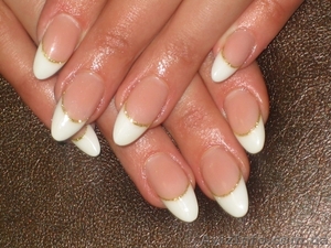 НАРАЩИВАНИЕ НОГТЕЙ(гель, френч)ТРОЕЩИНА #56014