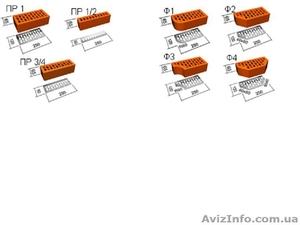 Облицовочный кирпич керамический клинкерный #51195