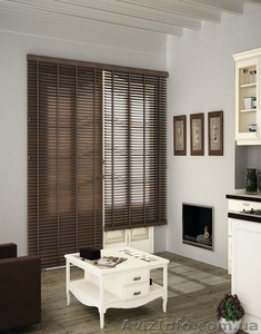 Жалюзи деревянные,  плиссе,  роллеты. #57878